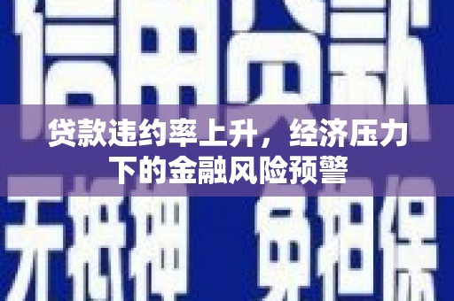 邯山贷款违约率上升，经济压力下的金融风险预警