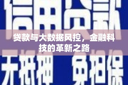 邯山贷款与大数据风控，金融科技的革新之路