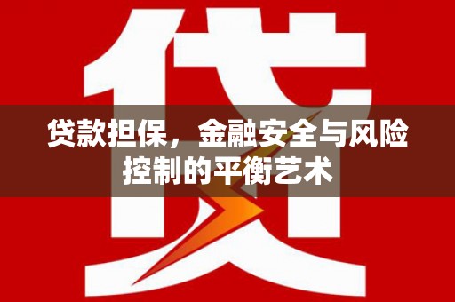 邯山贷款担保，金融安全与风险控制的平衡艺术