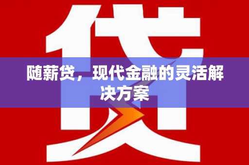 邯山随薪贷，现代金融的灵活解决方案