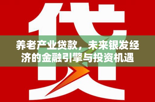 邯山养老产业贷款，未来银发经济的金融引擎与投资机遇