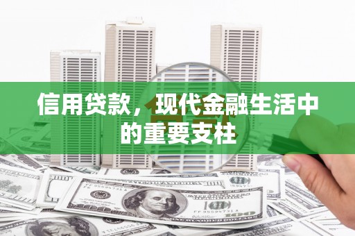 邯山信用贷款，现代金融生活中的重要支柱