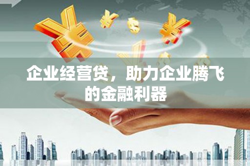 邯山企业经营贷，助力企业腾飞的金融利器