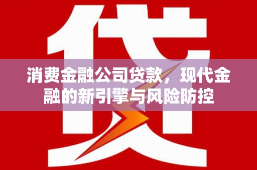 邯山消费金融公司贷款，现代金融的新引擎与风险防控