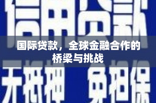 邯山国际贷款，全球金融合作的桥梁与挑战