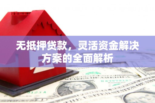 邯山无抵押贷款，灵活资金解决方案的全面解析