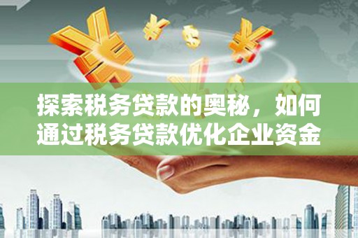 邯山探索税务贷款的奥秘，如何通过税务贷款优化企业资金流