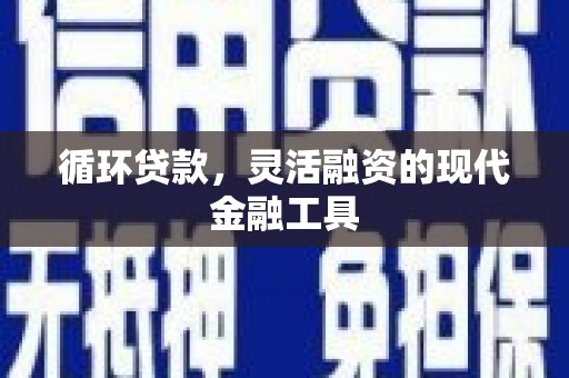 邯山循环贷款，灵活融资的现代金融工具