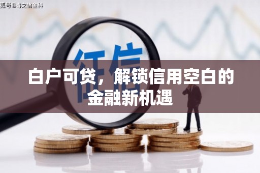 邯山白户可贷，解锁信用空白的金融新机遇