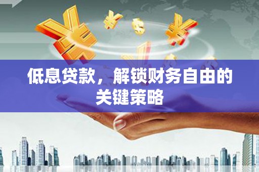 邯山低息贷款，解锁财务自由的关键策略