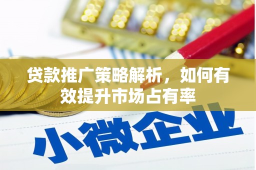 邯山贷款推广策略解析，如何有效提升市场占有率