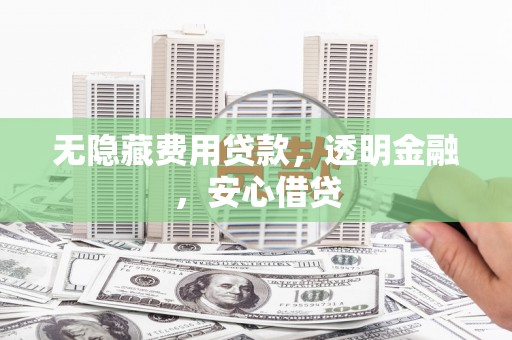 邯山无隐藏费用贷款，透明金融，安心借贷
