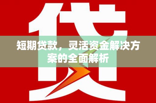 邯山短期贷款，灵活资金解决方案的全面解析