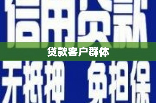 邯山贷款客户群体
