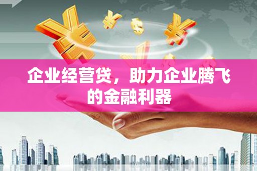 邯山企业经营贷，助力企业腾飞的金融利器