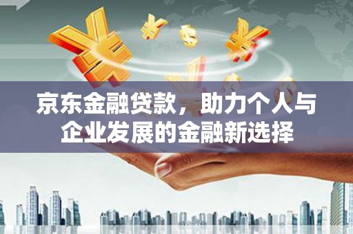 邯山京东金融贷款，助力个人与企业发展的金融新选择