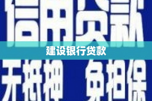 邯山建设银行贷款