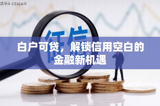 邯山白户可贷，解锁信用空白的金融新机遇