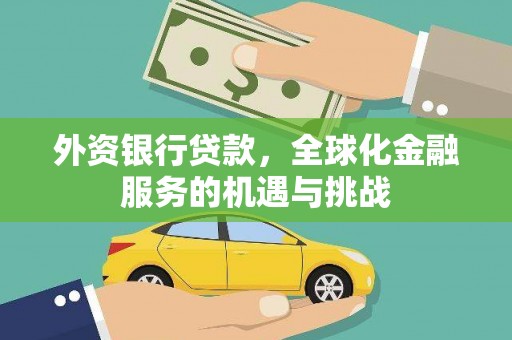 邯山外资银行贷款，全球化金融服务的机遇与挑战