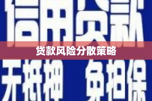 邯山贷款风险分散策略