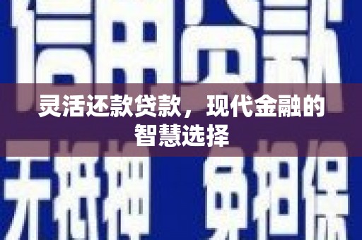 邯山灵活还款贷款，现代金融的智慧选择