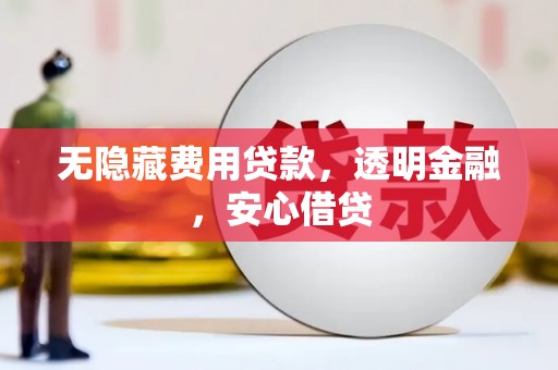 邯山无隐藏费用贷款，透明金融，安心借贷