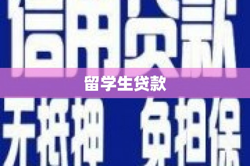 邯山留学生贷款