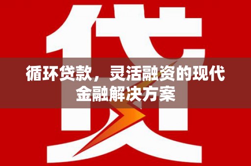 邯山循环贷款，灵活融资的现代金融解决方案