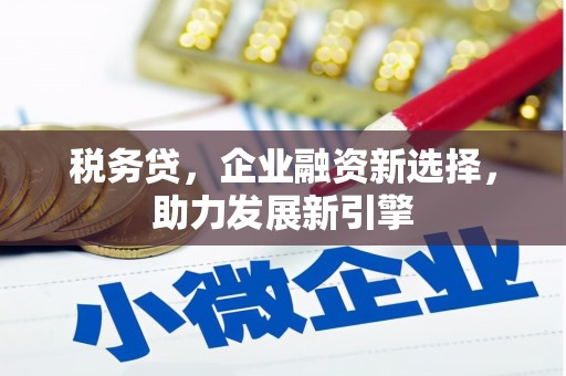 邯山税务贷，企业融资新选择，助力发展新引擎