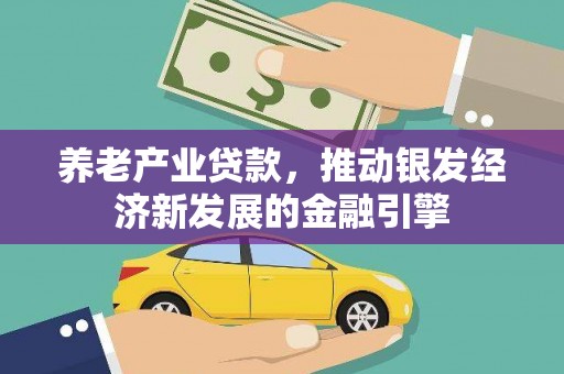 邯山养老产业贷款，推动银发经济新发展的金融引擎