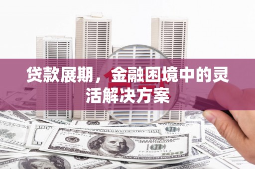 邯山贷款展期，金融困境中的灵活解决方案