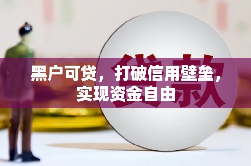 邯山黑户可贷，打破信用壁垒，实现资金自由