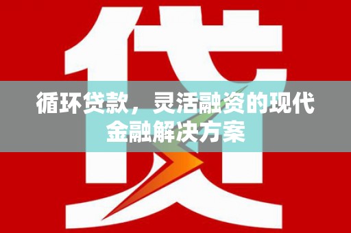 邯山循环贷款，灵活融资的现代金融解决方案