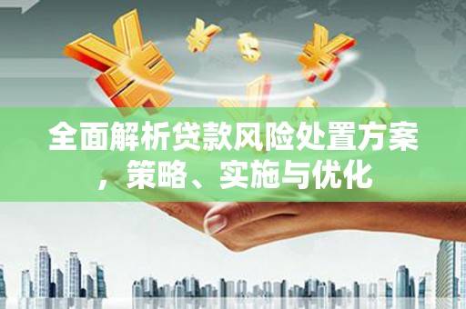邯山全面解析贷款风险处置方案，策略、实施与优化