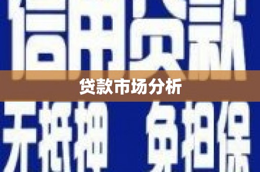 邯山贷款市场分析