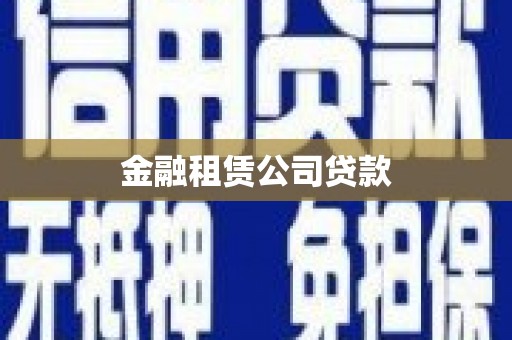 邯山金融租赁公司贷款