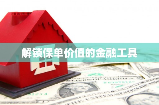 邯山解锁保单价值的金融工具